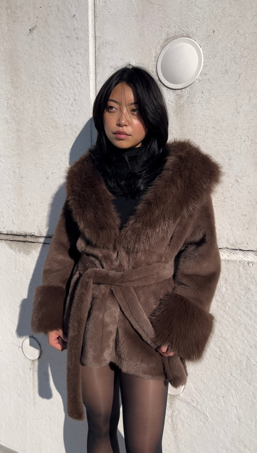 TOXIIC First Impression Brown Trench Coat