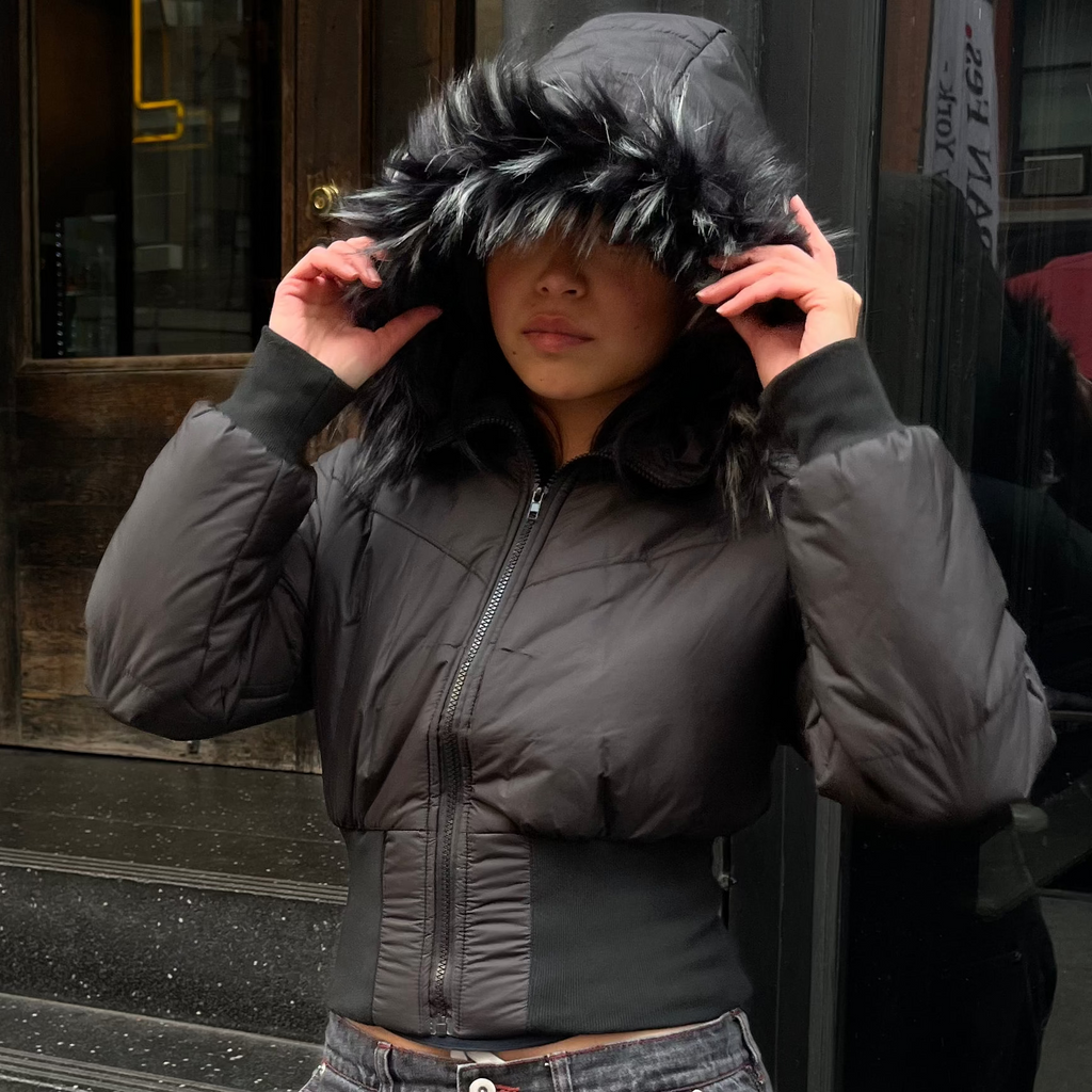 TOXIIC Untamed Fur Puffer Jacket