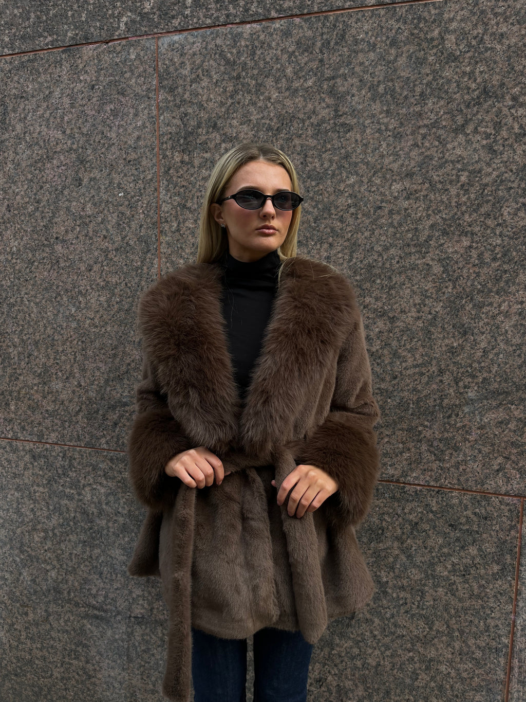 TOXIIC First Impression Brown Trench Coat