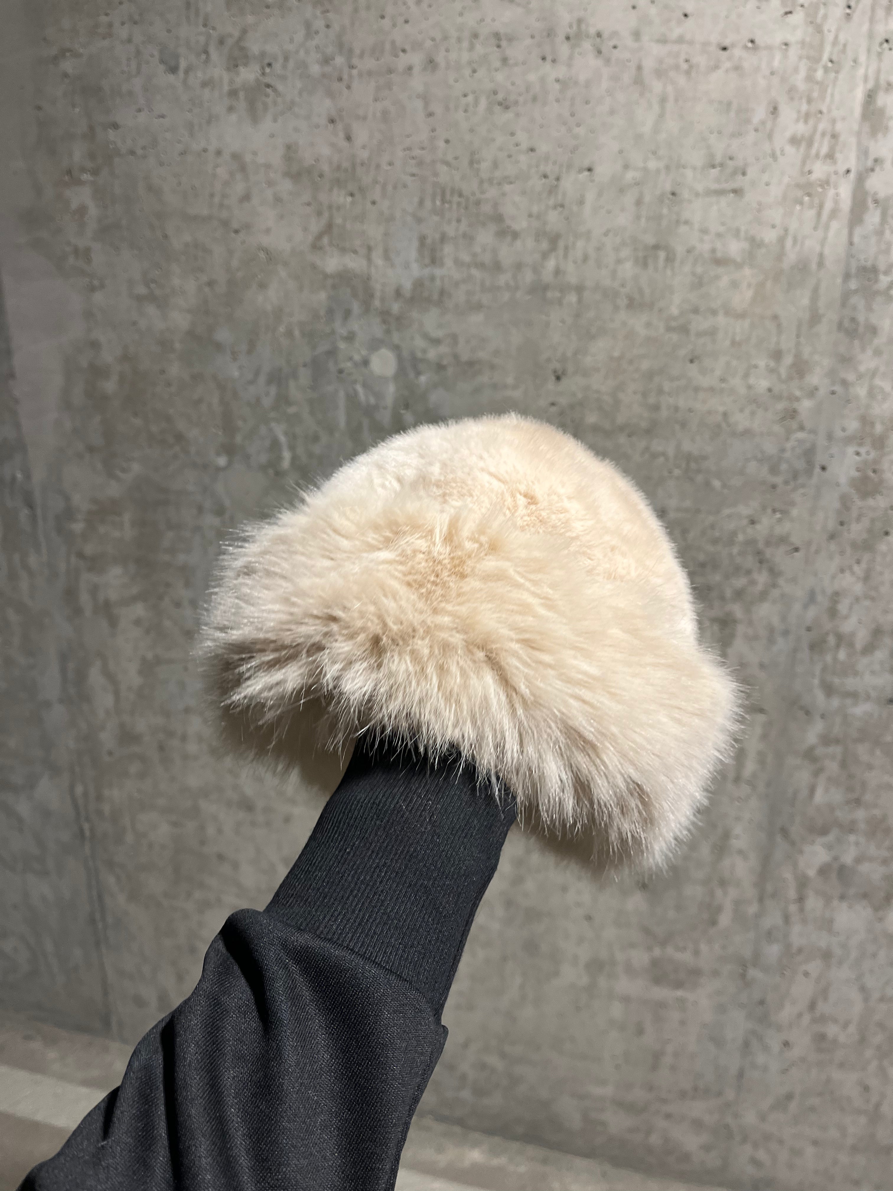 TOXIIC Flirty Fur Hat Beige