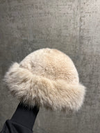 TOXIIC Flirty Fur Hat Beige