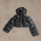 TOXIIC Miss Me Cropped Fur Coat