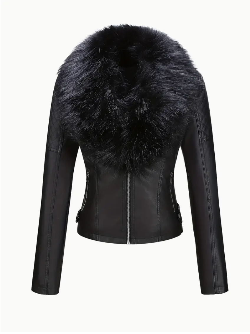 Leather Fur Jacket