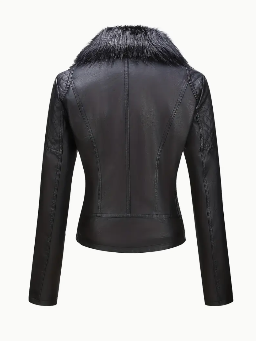 Leather Fur Jacket