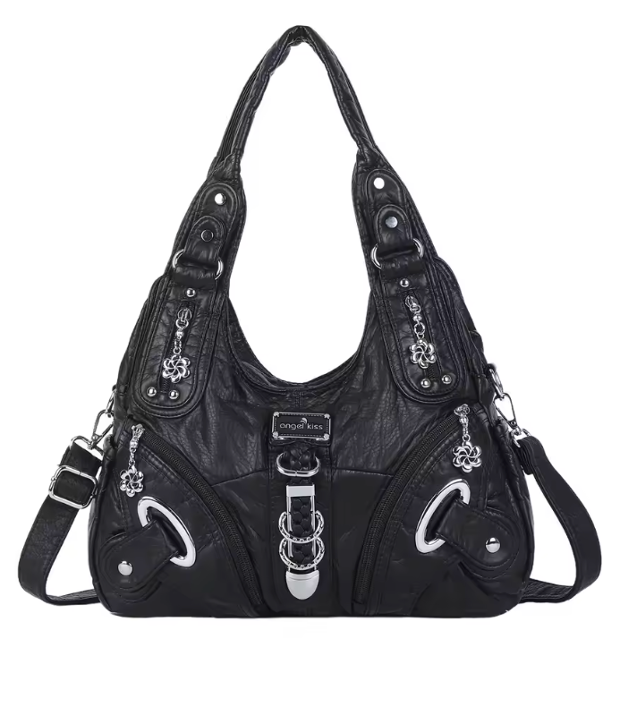 Y2K Small Bag Black Leather