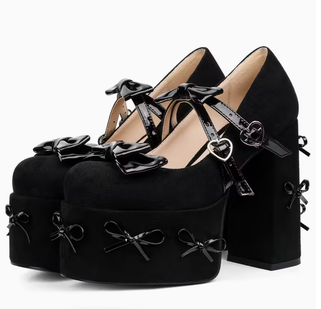 Heartless Black Bow Platforms